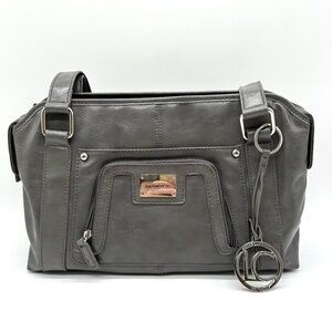 Liz Claiborne Gray Double Handle Handbag